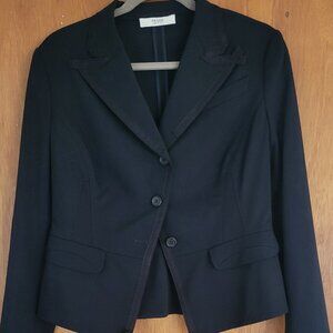 Prada Made in Italy Navy Wool Blazer Jacket IT 46 / US 10